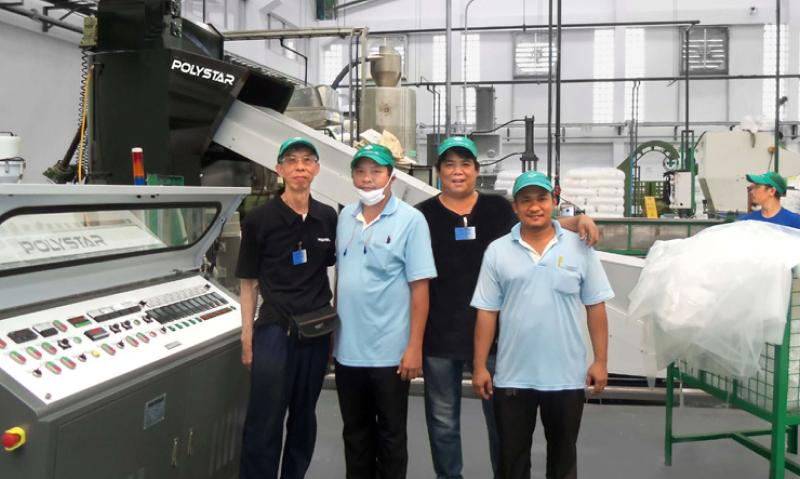 POLYSTAR在泰國持續深耕廠內廢料回收市場有成